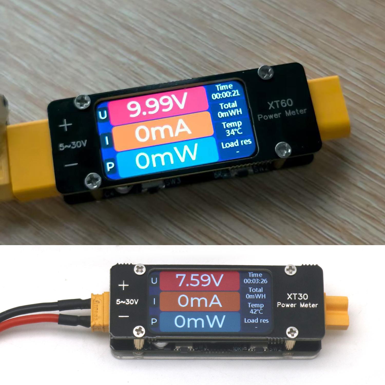 Drone Battery Voltage Checker - 2mA-64A DC XT60 Ammeter Power Meter