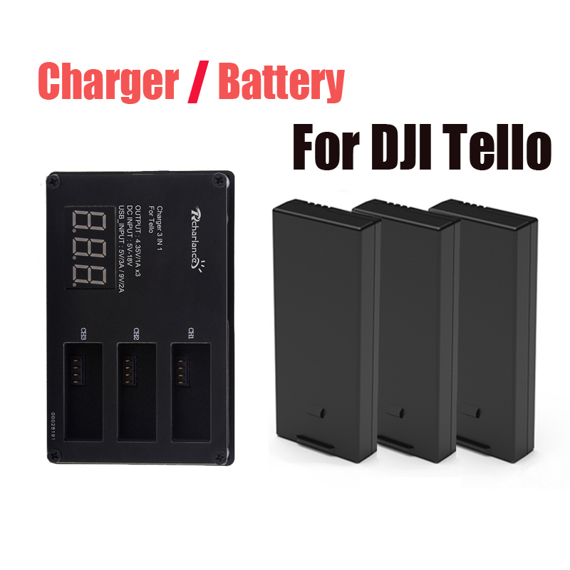 Pengisi Daya Baterai DJI Tello - Drone Battery Case ulasan dan harga