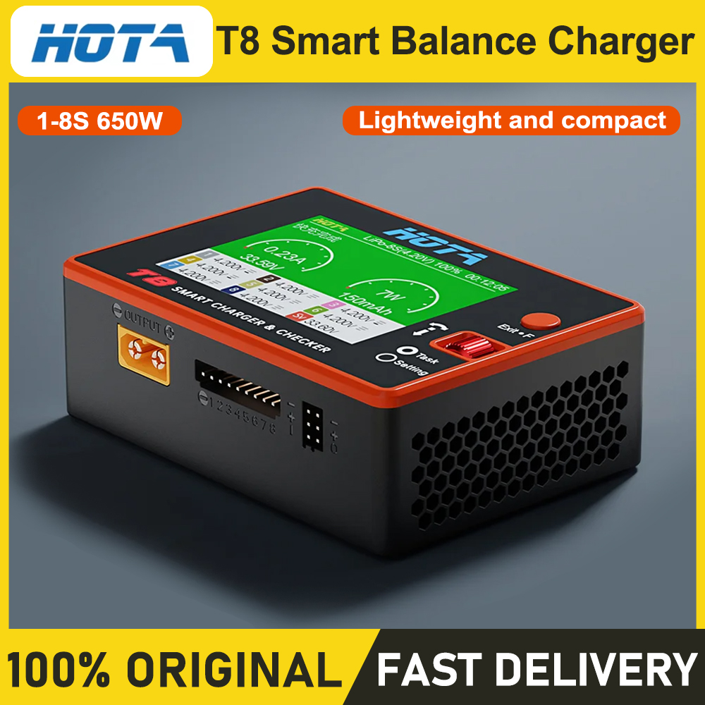 Drone Battery Smart - Pengisi Daya Cerdas HOTA T8 untuk