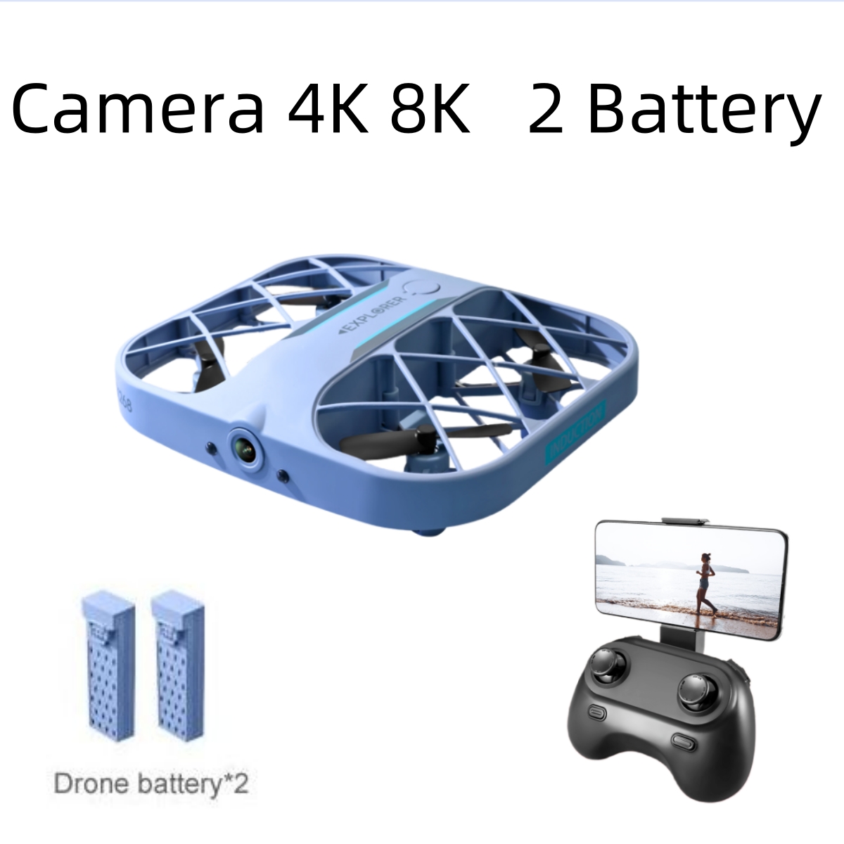 JJRC H107 FPV RC Drone dengan - Drone Battery Box ulasan dan harga