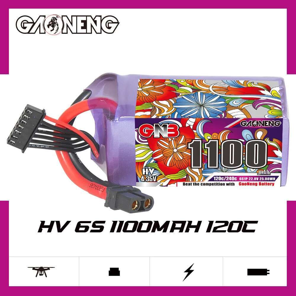 2 Buah Baterai Lipo GNB 6S 22. - Drone Battery Lipo ulasan dan harga