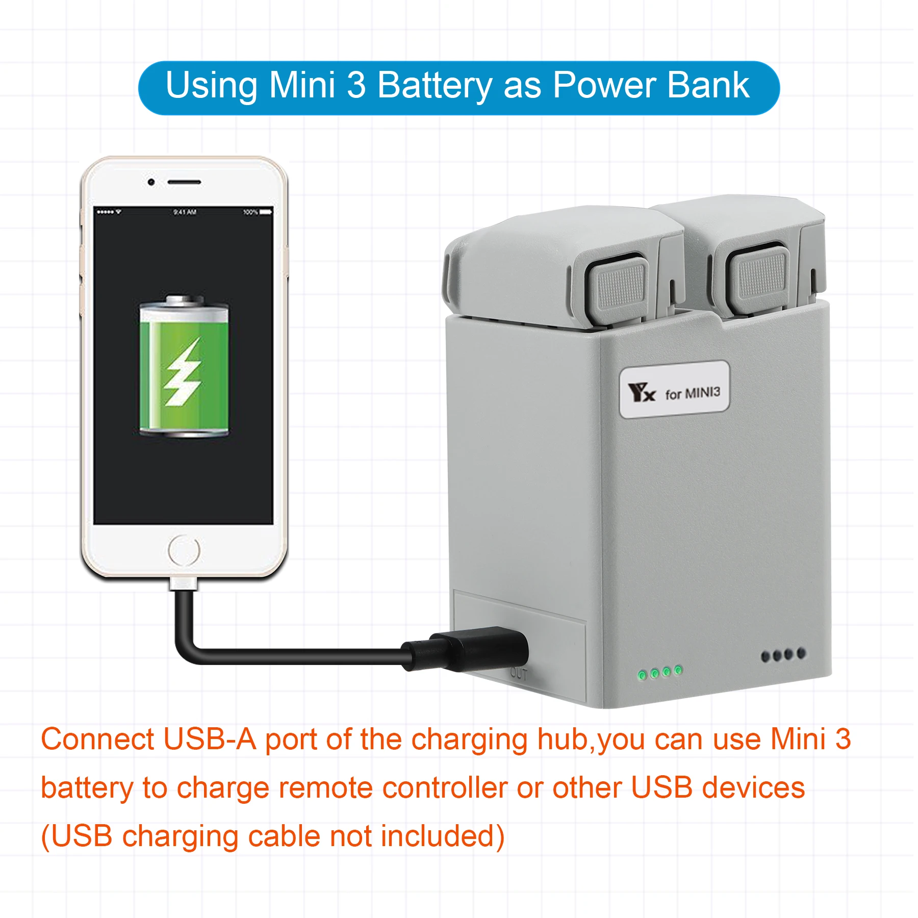 Hub pengisi daya untuk DJI Min - Drone Battery Balance Charger ulasan dan harga