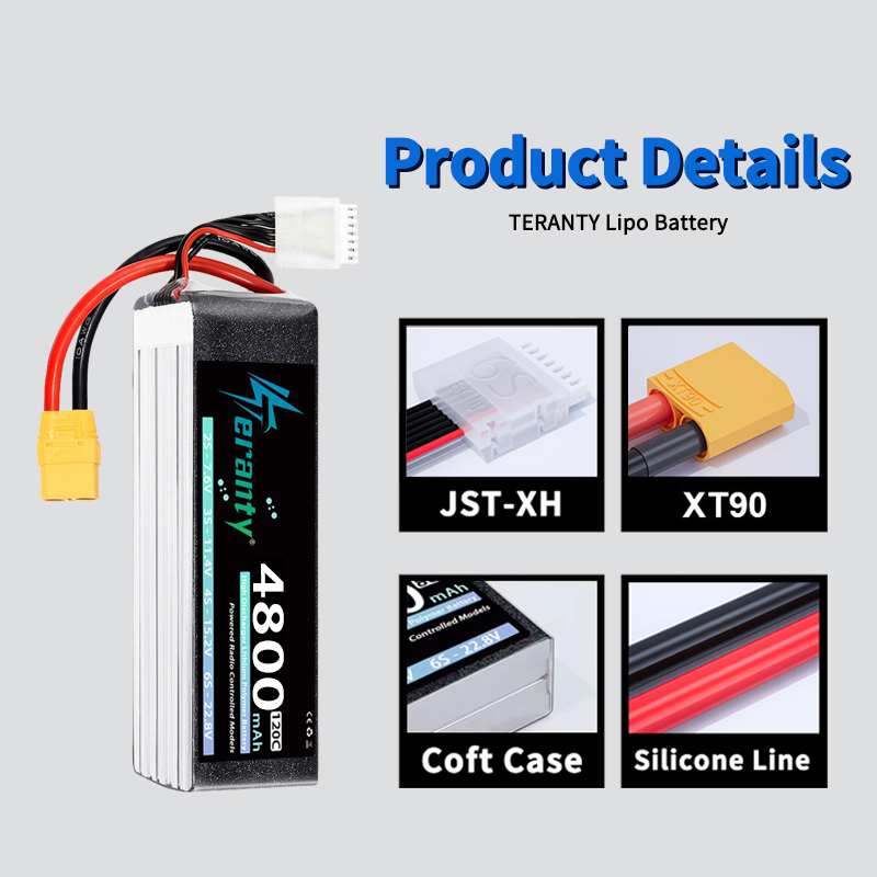 TERANTY 6S 4800MAh Baterai Lip - Drone Battery 6S ulasan dan harga