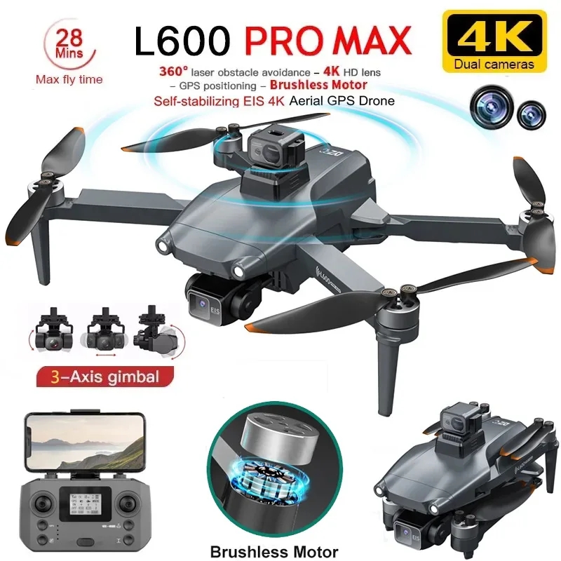 L600 PRO MAX Drone GPS profesi - Drone Battery Case ulasan dan harga
