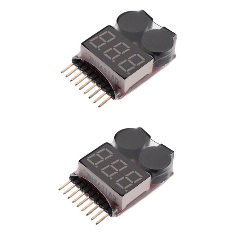 2 Buah Penguji Pemeriksa Tegan - Drone Battery Voltage Checker ulasan dan harga