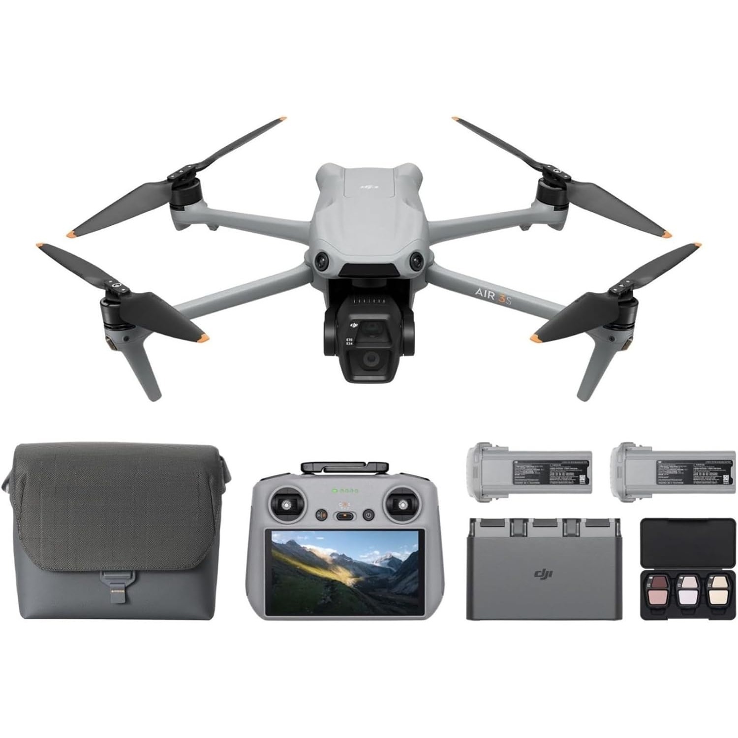 DJI Air 3S Fly More Combo (Rem - Drone Battery 3S ulasan dan harga