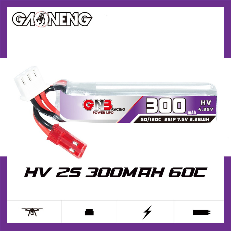 GAONENG GNB 2S 7.6V 300mAh 60C - Drone Battery Lipo ulasan dan harga